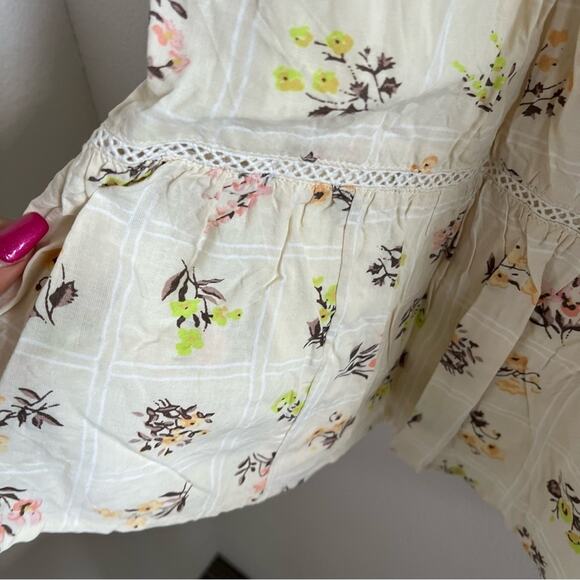 Urban Outfitters Honey Tiered Frocked Mini Dress Large - Picture 4 of 8